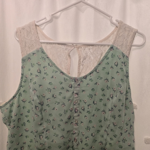 Maurices Pale Green Dress With Flowers Womens Sz Xxl - Picture 4 of 10